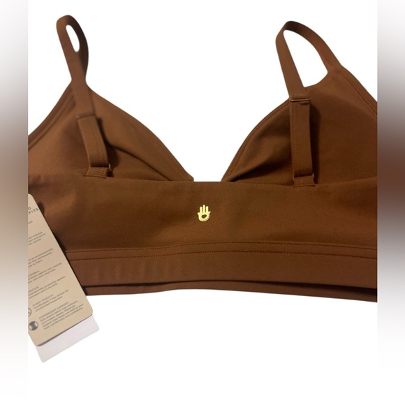 Spiritual Gangster Brown Yoga Sports Bra • NWT • Barefoot Luxury • Boss Babe - Picture 3 of 9